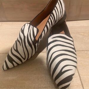 Zebra Print Women's Loafers
